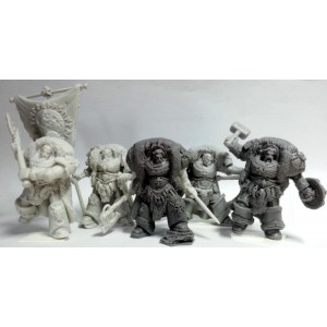 Space Vikings set of 5 Great Wolf Lords of Asgard